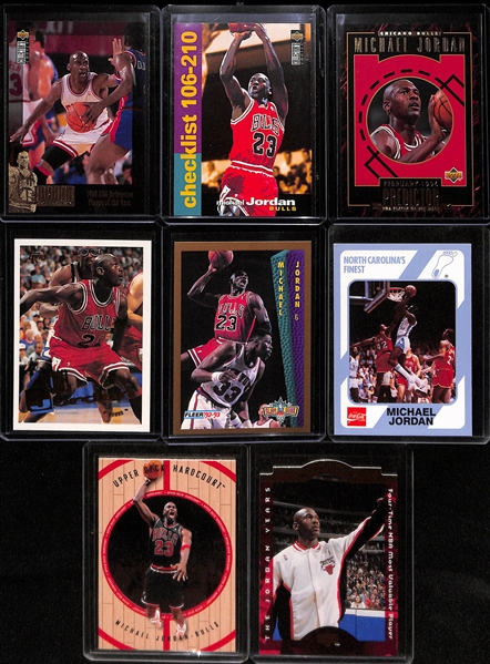 Huge Lot of (50) Michael Jordan Cards (Including Inserts and 10 graded cards)