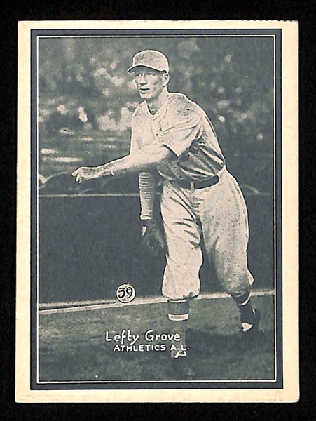1931 W517 Hall of Famer Lot (Grove, Ott, & Goslin)