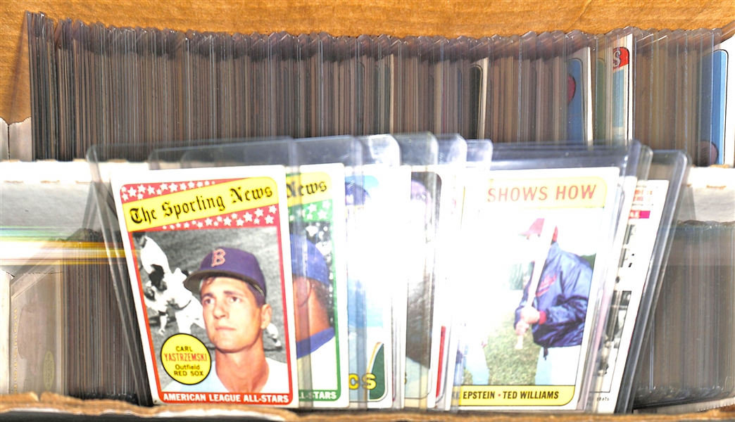 Lot of 275 - 1969 Assorted Topps Baseball Cards w. Yastrzemski AS Card