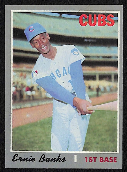 Lot of 350+ 1970s Topps Baseball Cards w. Mays, Bench, & Rose