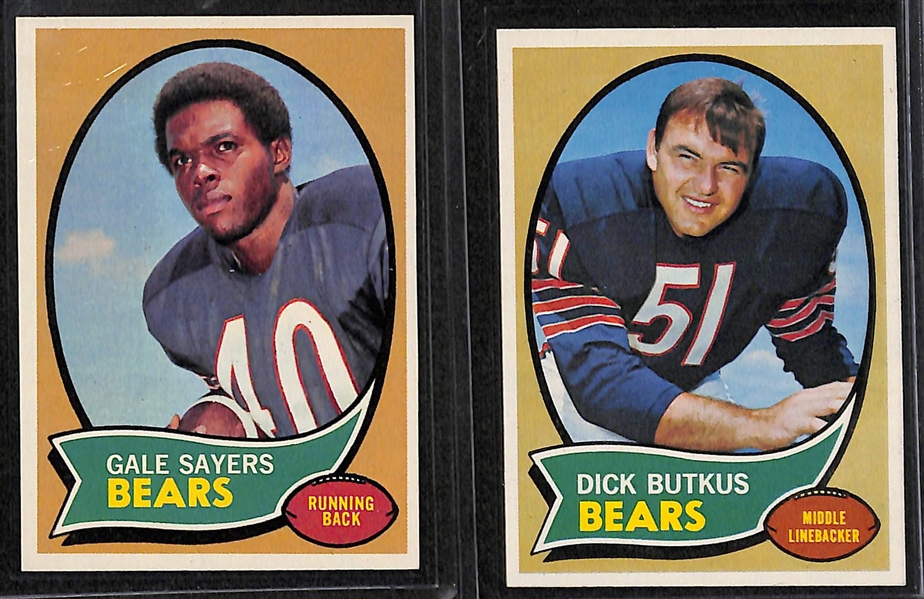 Lot of 700+ Topps Football Cards from 1970, 1978, & 1979 w. 1970 OJ Simpson Rookie Card (2)