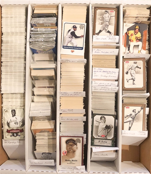 >10,000 Baseball Cards - Many Sets & Partial Sets Inc. Topps Tribute and Fleer Greats! (Local Pickup Only)