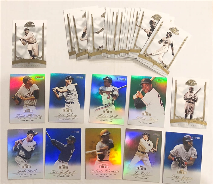 >10,000 Baseball Cards - Many Sets & Partial Sets Inc. Topps Tribute and Fleer Greats! (Local Pickup Only)