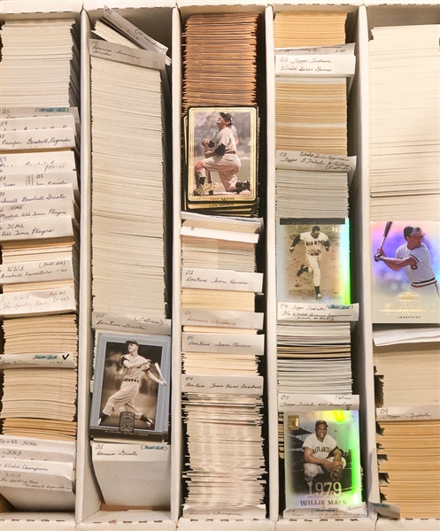 >10,000 Baseball Cards - Many Sets & Partial Sets Inc. Topps Tribute and Fleer Greats! (Local Pickup Only)
