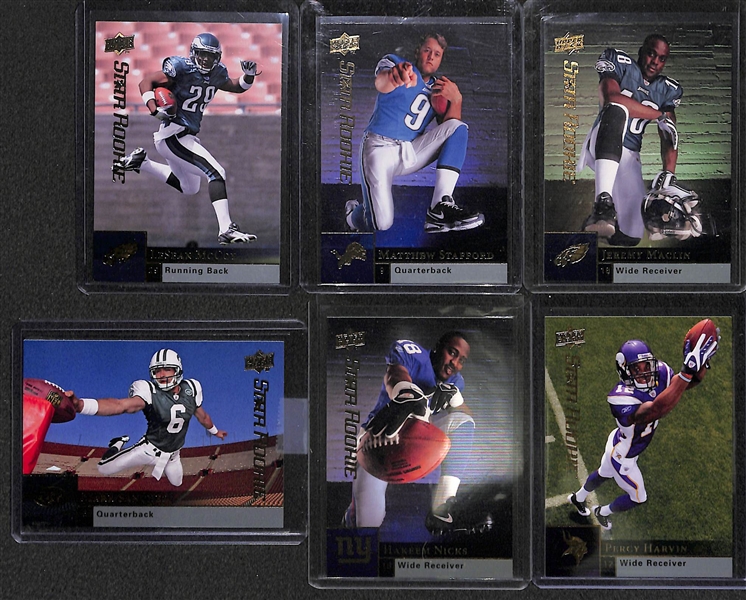 2009 Upper Deck Football Complete 325-Card Set w. LeSean McCoy & Other SP Rookies
