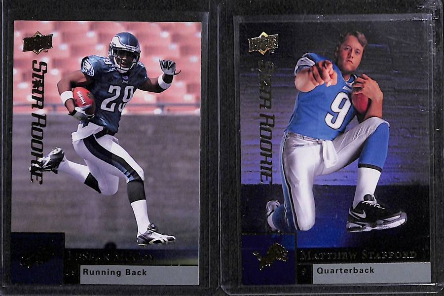 2009 Upper Deck Football Complete 325-Card Set w. LeSean McCoy & Other SP Rookies