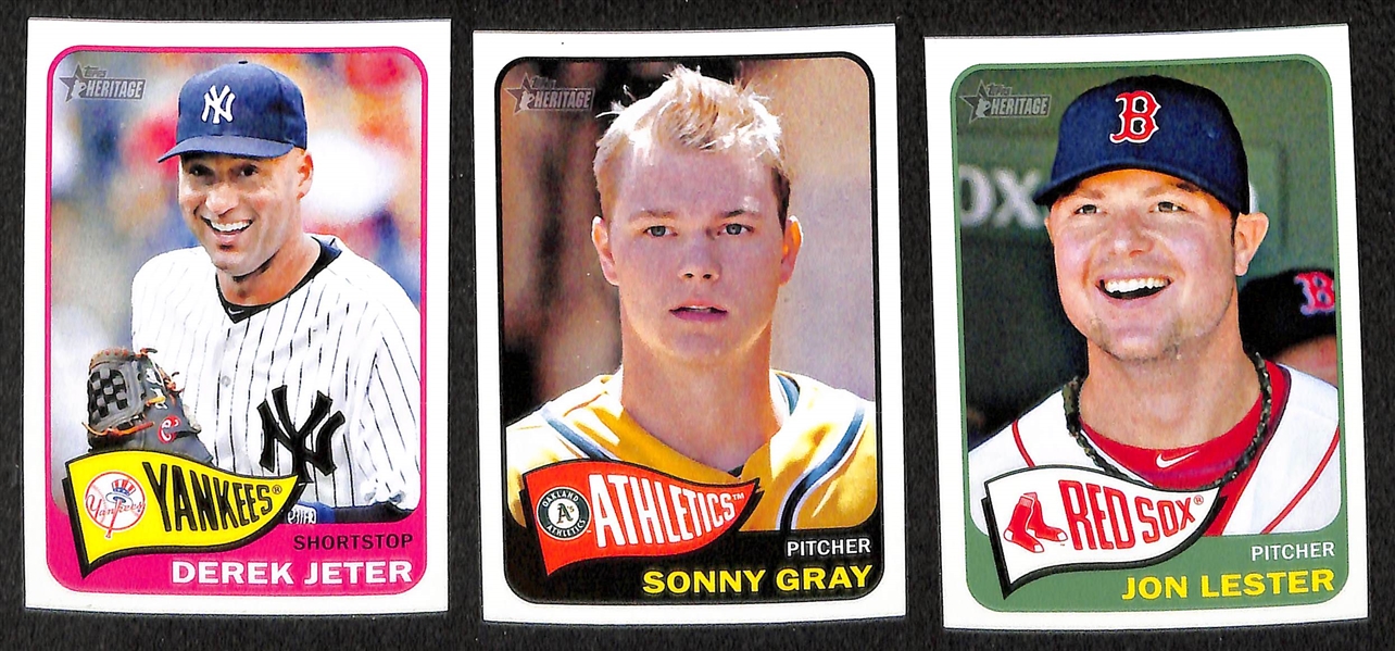 2014 Topps Heritage Complete 500-Card Set w. Yasiel Puig & Other Short Prints