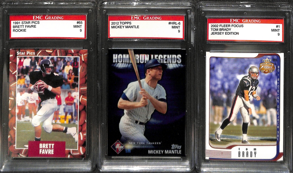 Lot of 17 Baseball & Football Cards w. 1952 Bowman Andy Pafko
