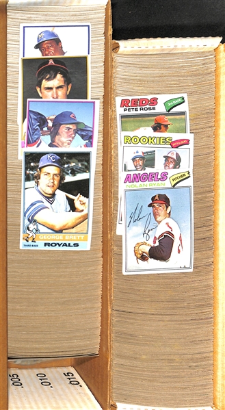 1976 & 1977 Topps Baseball Complete Sets - 660 Cards Each Set