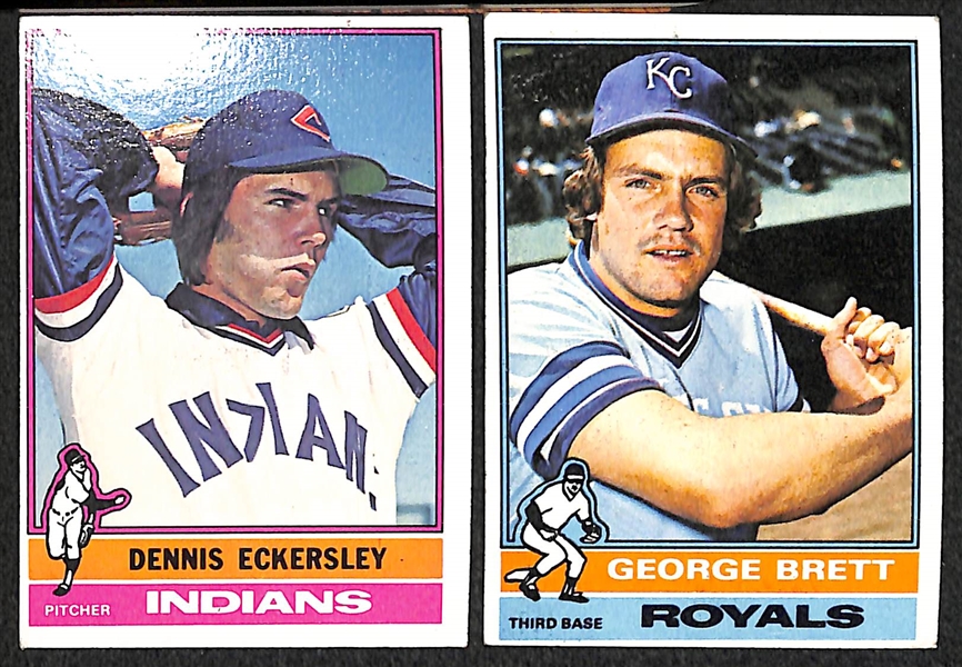 1976 & 1977 Topps Baseball Complete Sets - 660 Cards Each Set