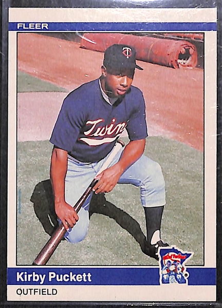 1984 Fleer Update Near Complete Set w. Kirby Puckett Rookie Card-  131 of 132 Cards