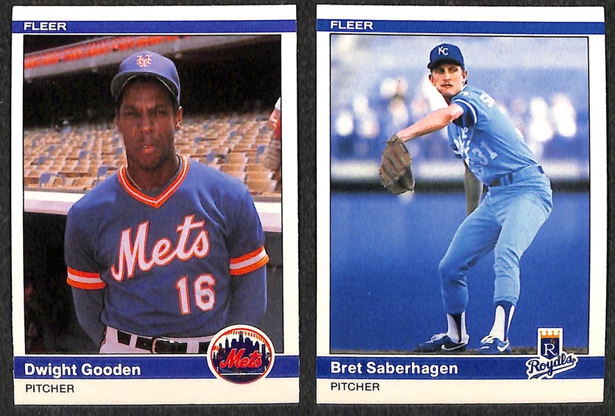 1984 Fleer Update Near Complete Set w. Kirby Puckett Rookie Card-  131 of 132 Cards