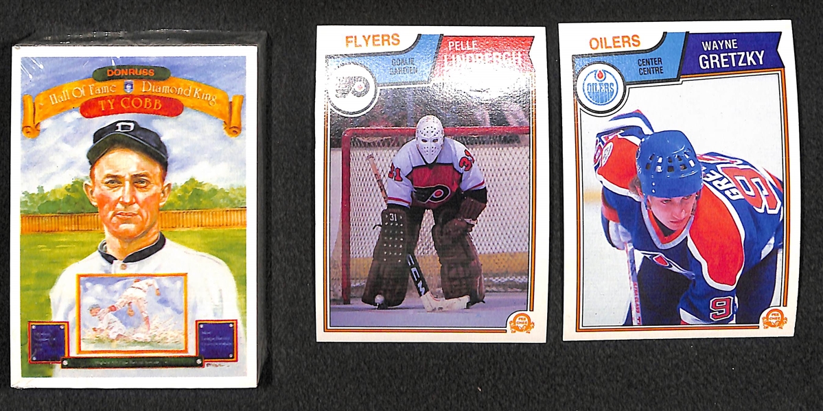  1983 Donruss Baseball Factory Set & 1983-84 O-Pee-Chee Hockey Complete Set