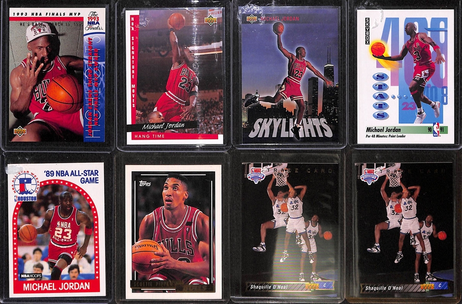 Lot of 500+ Basketball Cards w. Inserts & Michael Jordan Cards