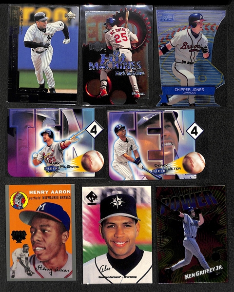400+ Baseball Cards - Primarily Stars, Semi-Stars, & Inserts - w. Jeter