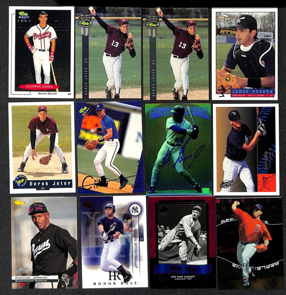 Lot of Over 360 Baseball Cards - Mostly Stars & Inserts from 1990 through 2005 - w. Mantle