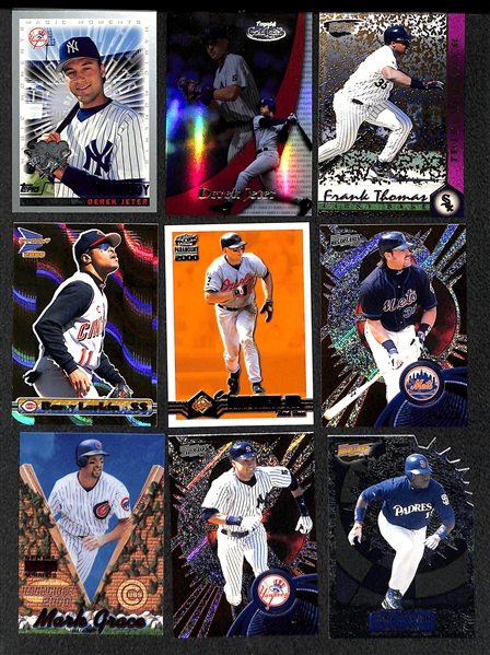 Lot of Over 400 Baseball Cards - Mostly Stars & Inserts from 2000 & 2001 - w. Clemente
