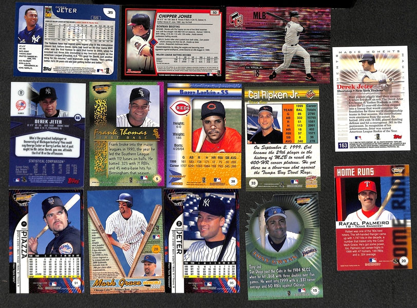 Lot of Over 400 Baseball Cards - Mostly Stars & Inserts from 2000 & 2001 - w. Clemente