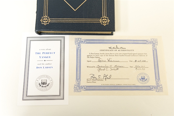 Limited Edition Hardback Baseball Books Signed by Don Larsen and Jim Bouton