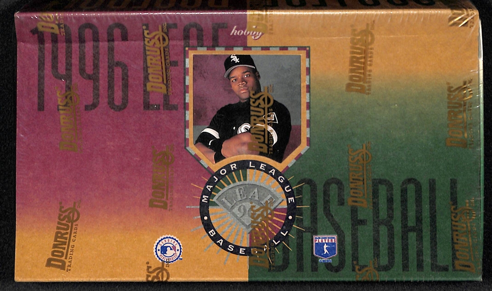Lot of (2) 1996 Leaf Baseball Hobby Boxes
