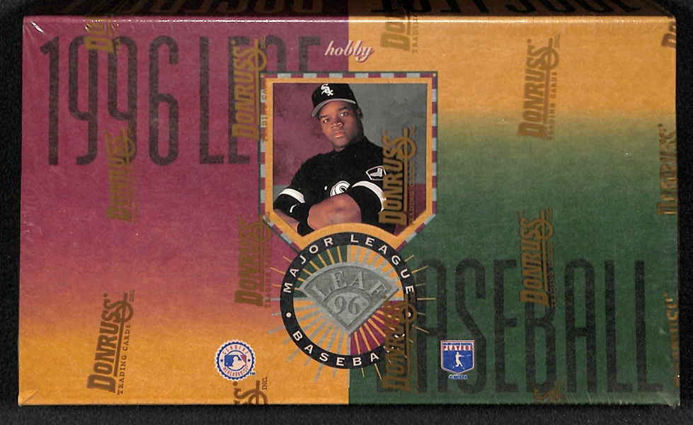 Lot of (2) 1996 Leaf Baseball Hobby Boxes