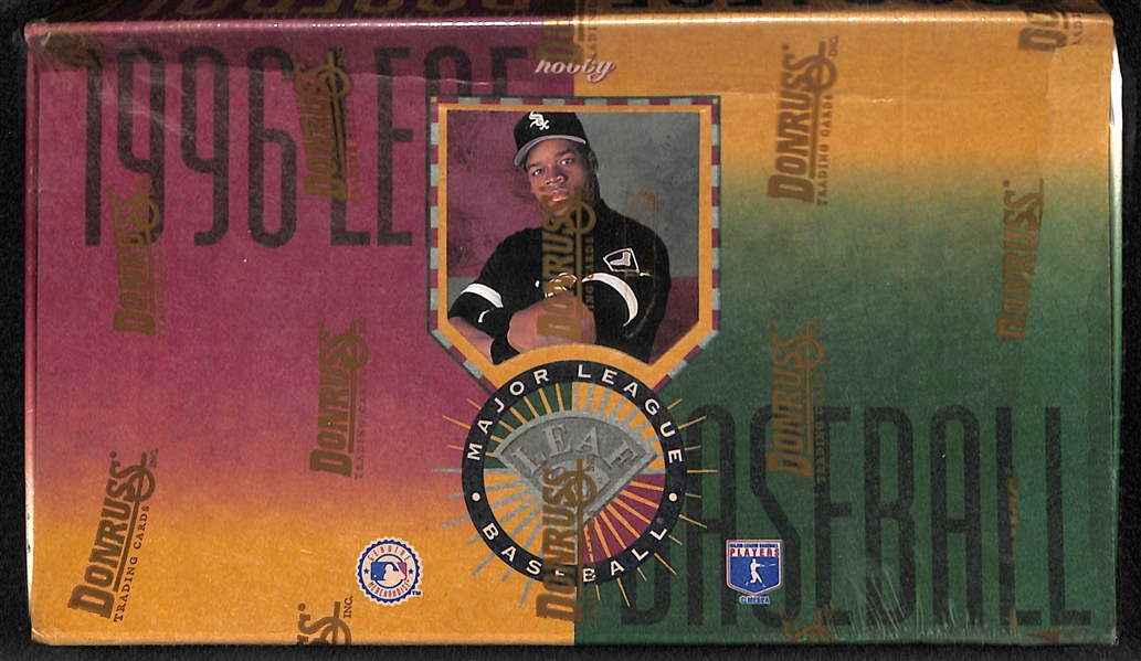 Lot of (2) 1996 Leaf Baseball Hobby Boxes