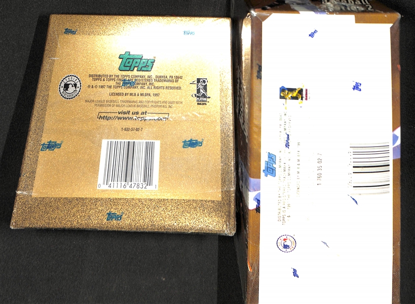 Lot of (4) Unopened/Sealed 1997 Baseball Hobby Boxes inc. Finest Series 2, (2) Stadium Club Series 2,  and Topps Series 2