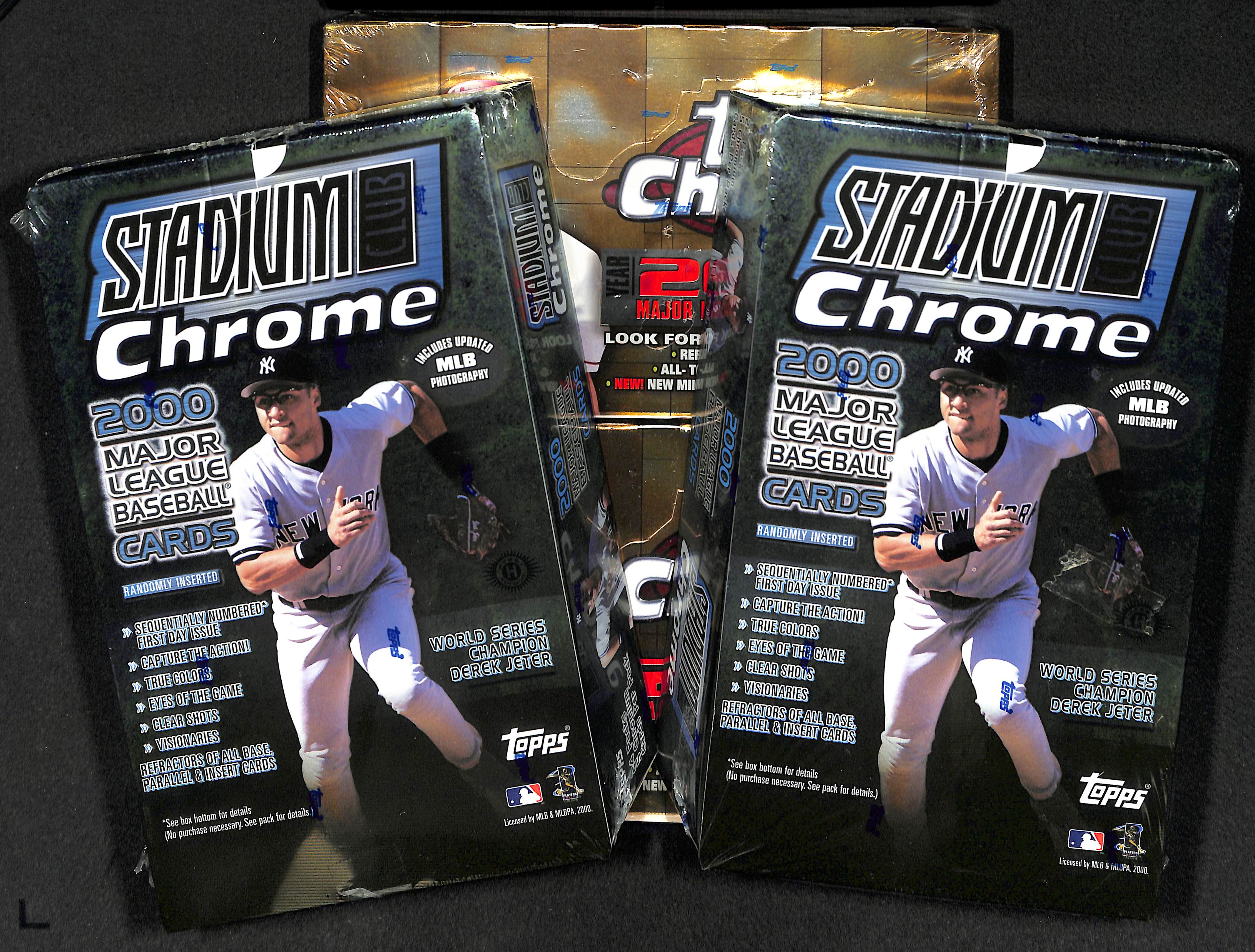 Lot Detail Lot of (4) Unopened/Sealed 2000 Baseball Hobby Boxes inc