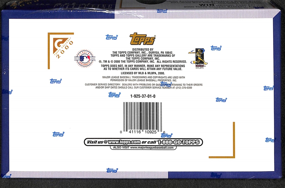 Lot of (3) 2000 Topps Gallery Baseball Boxes