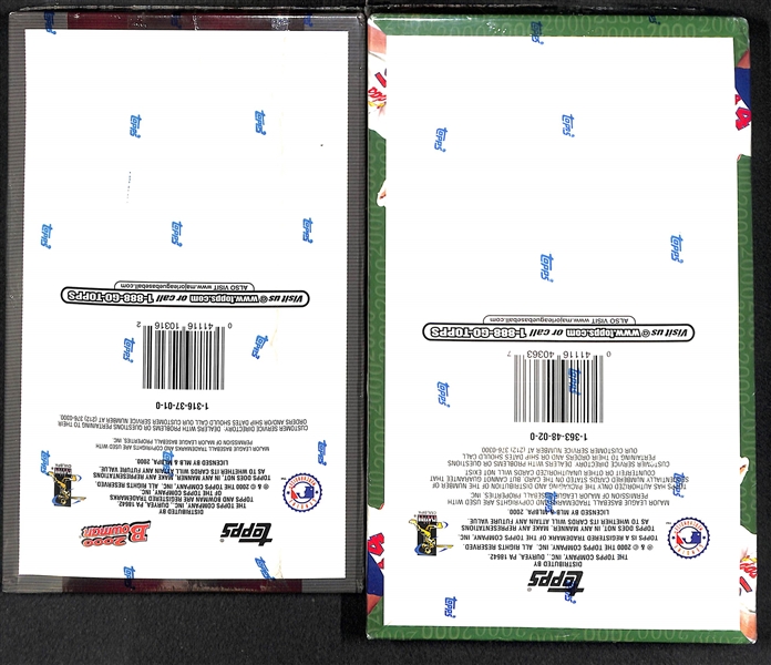 Lot of (5) Unopened/Sealed 2000 Baseball  Hobby Boxes, Inc. (3) Bowman and (2) Topps Series 2.