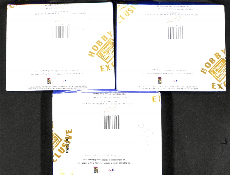Lot of (3) 2000 Unopened/Sealed Skybox Metal Baseball Hobby Boxes