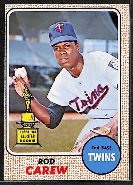 Lot of (52) Rod Carew Cards From 1968-1986