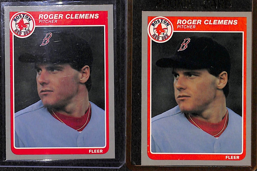 Lot of (110) Roger Clemens Cards (inc. 6 Rookies)