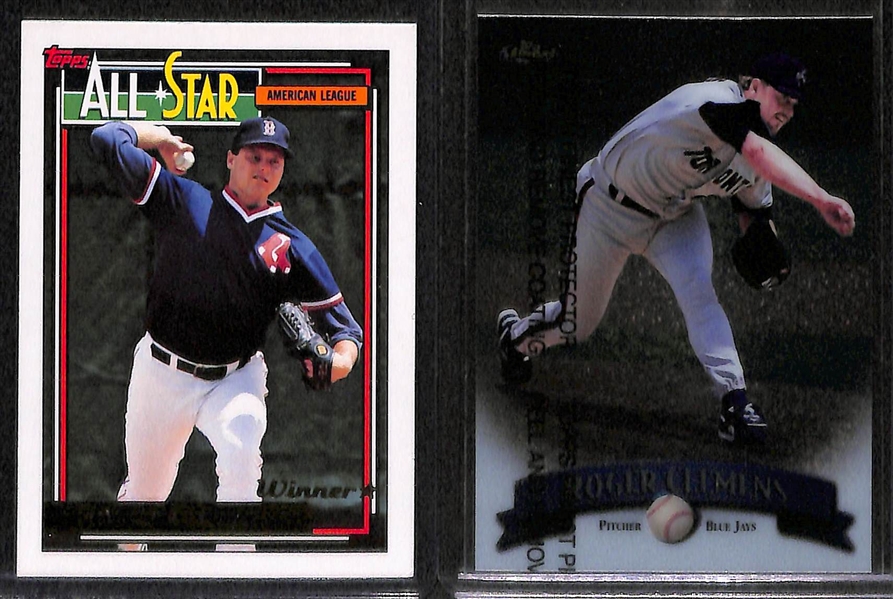 Lot of (110) Roger Clemens Cards (inc. 6 Rookies)
