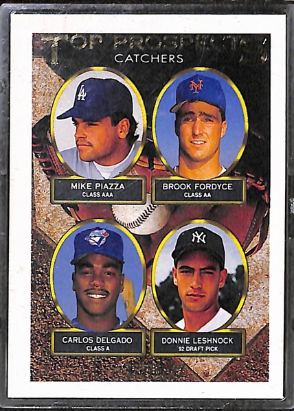 Lot of (100+) Mike Piazza Cards with Many Rookies
