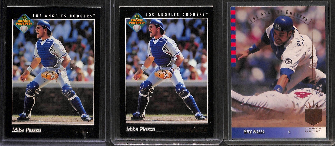 Lot of (100+) Mike Piazza Cards with Many Rookies