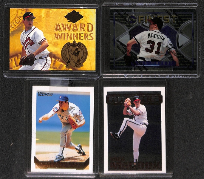 Lot of (55) Greg Maddux Cards, Inc. Rookies