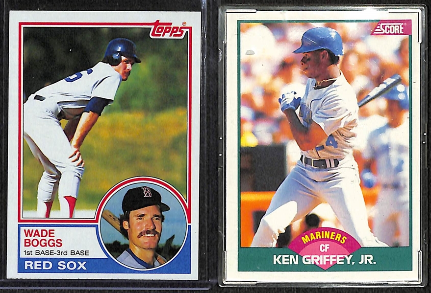 Lot of (75) Baseball Rookies from 1980s-1990s (Mostly Stars and HOFers)