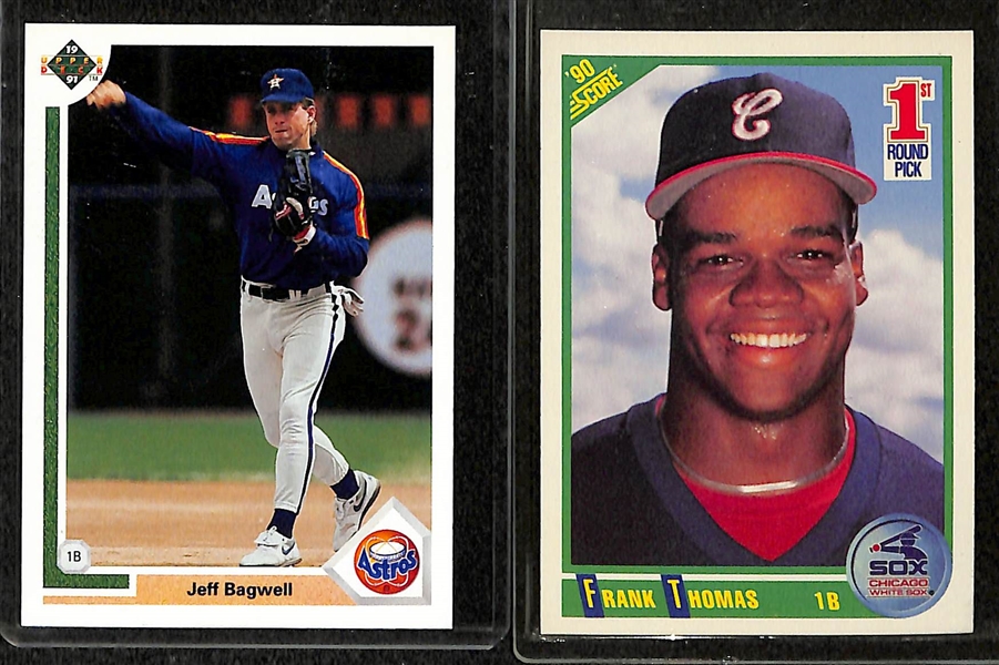 Lot of (75) Baseball Rookies from 1980s-1990s (Mostly Stars and HOFers)