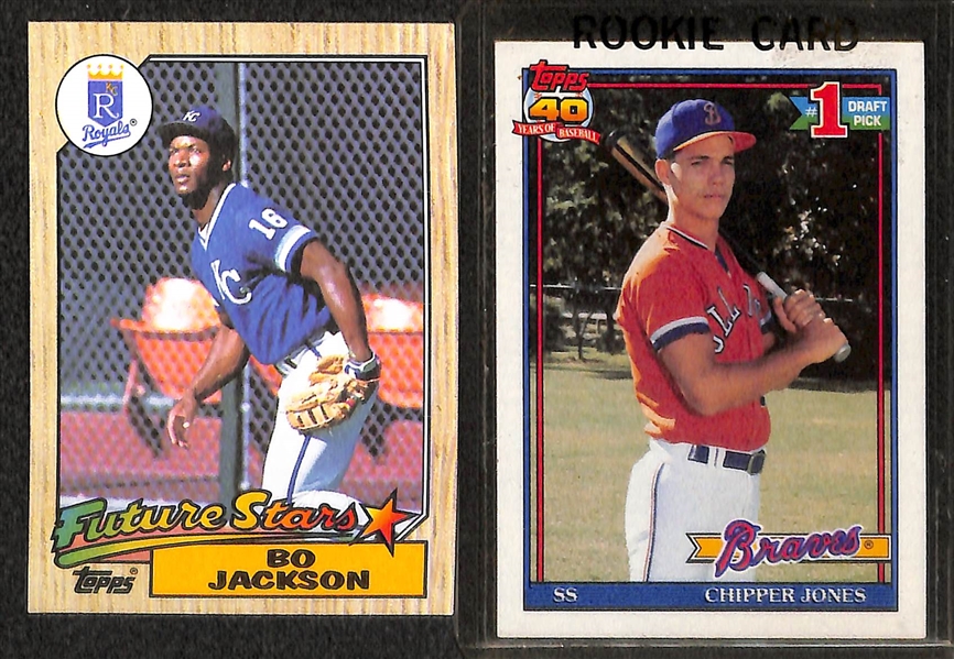 Lot of (50) Baseball Rookies from 1970s-1990s (Mostly Stars and HOFers) w/ (5) Andre Dawson