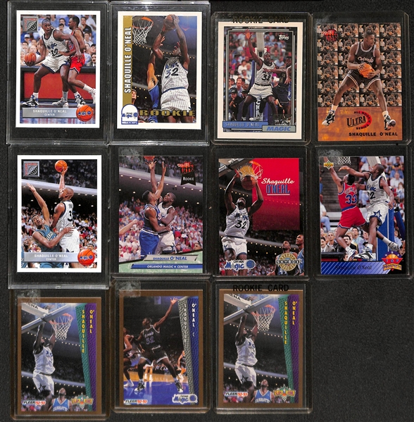 Lot of (67) Shaquille O'Neal Cards w/ Over 50 Rookies