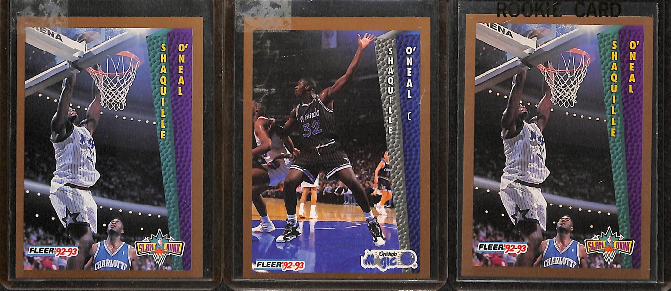 Lot of (67) Shaquille O'Neal Cards w/ Over 50 Rookies