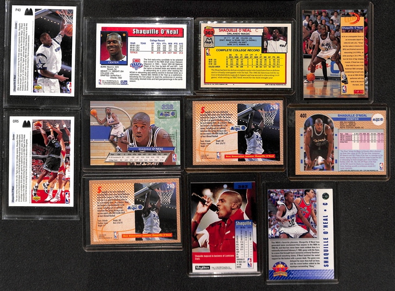 Lot of (67) Shaquille O'Neal Cards w/ Over 50 Rookies