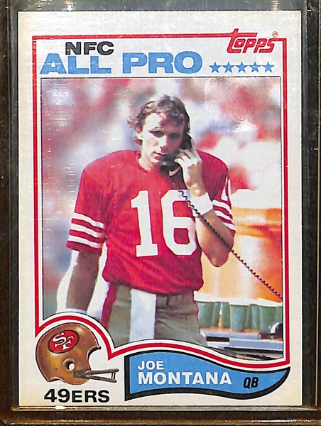 Lot of (38) Joe Montana Cards from 1982 to 1984