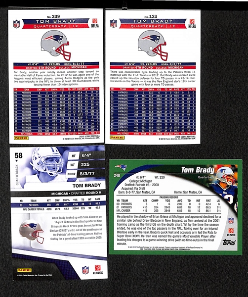 Lot of Over 90 Tom Brady Cards w/ Inserts