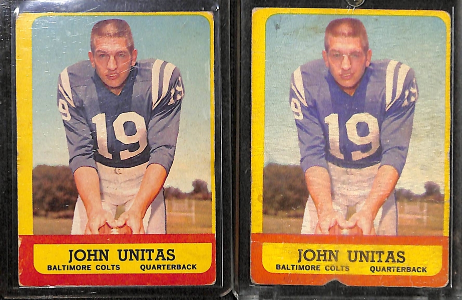 Lot of (38) Football Cards (w/ Stars and Rookies) from 1955-Present
