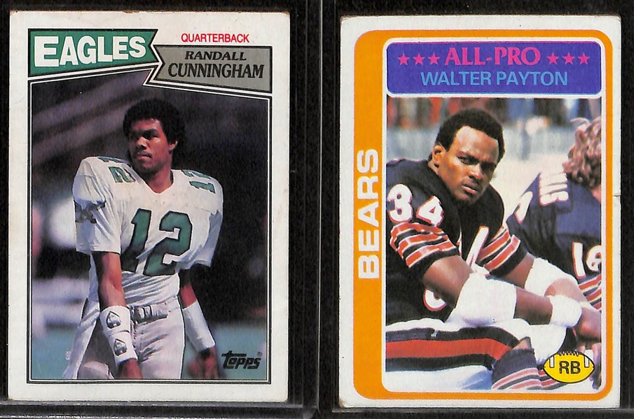 Lot of (38) Football Cards (w/ Stars and Rookies) from 1955-Present