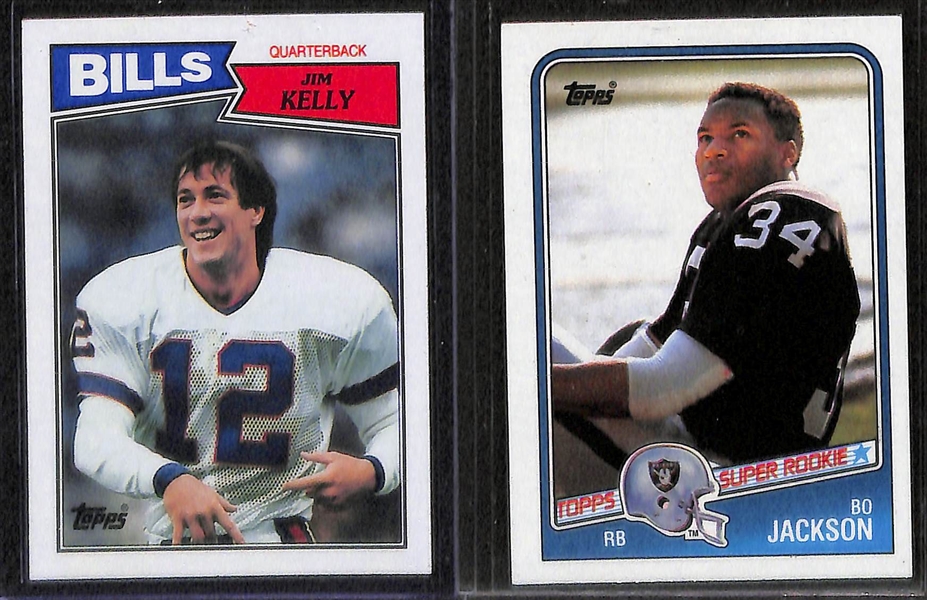Lot of (70) Football Rookies from the 1970s - 2000s inc. Earl Campbell