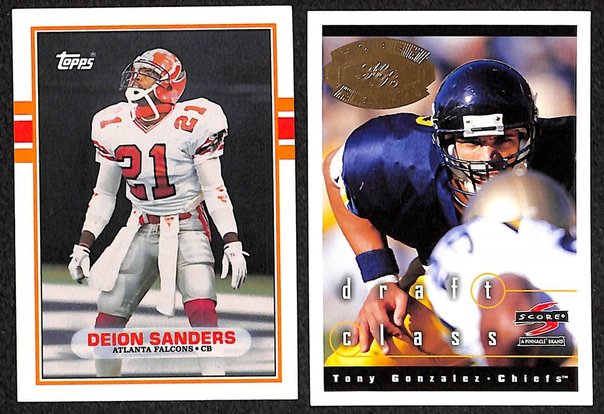 Lot of (70) Football Rookies from the 1970s - 2000s inc. Earl Campbell