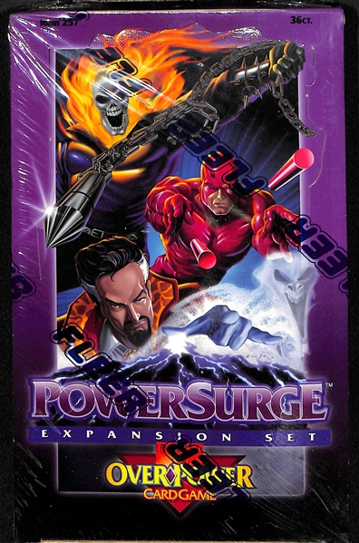 1995 Fleer Power Surge Unopened Wax Box - Over Power Card Game